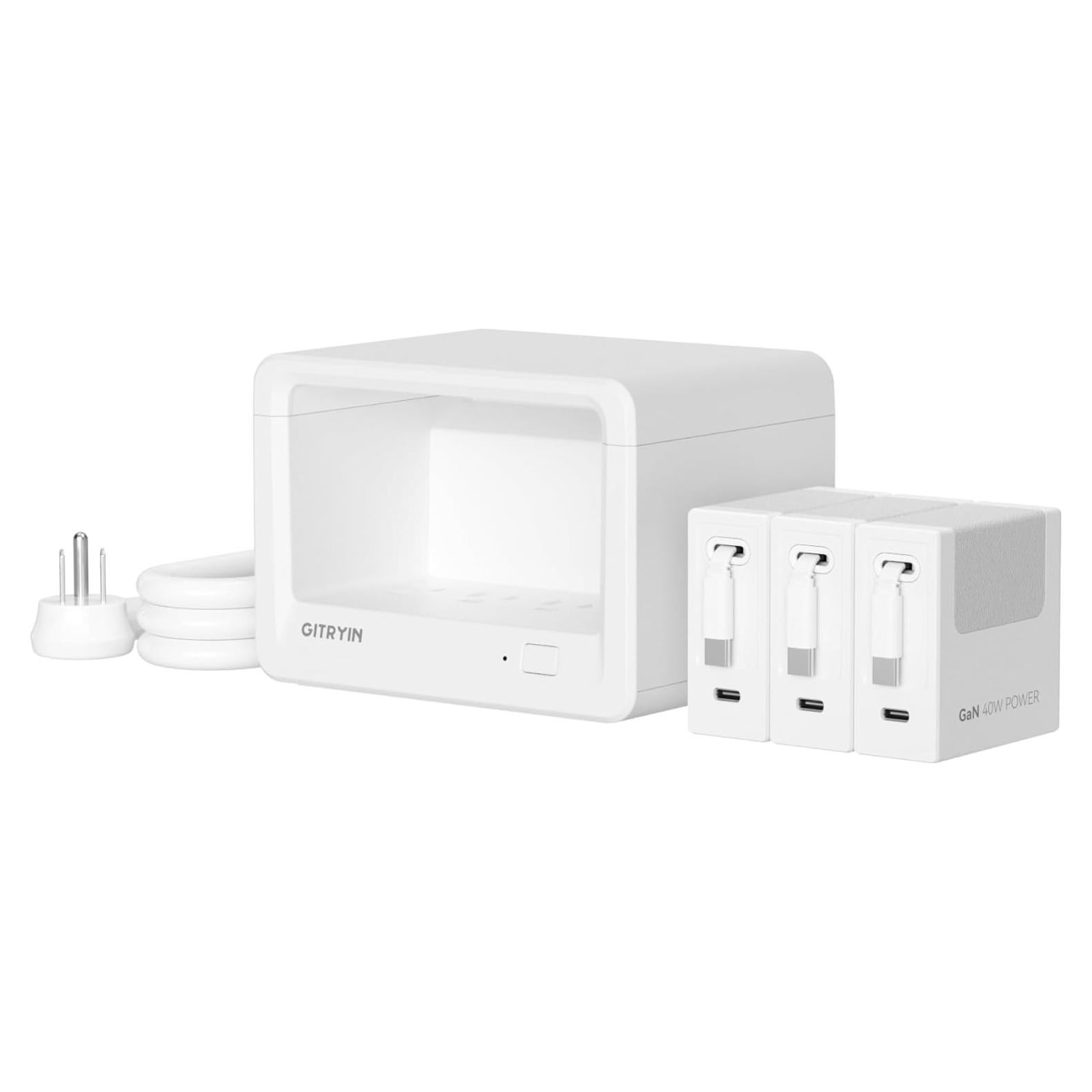 Estación de Carga 11 en 1 Gitryin con 3 Cargadores Type-C