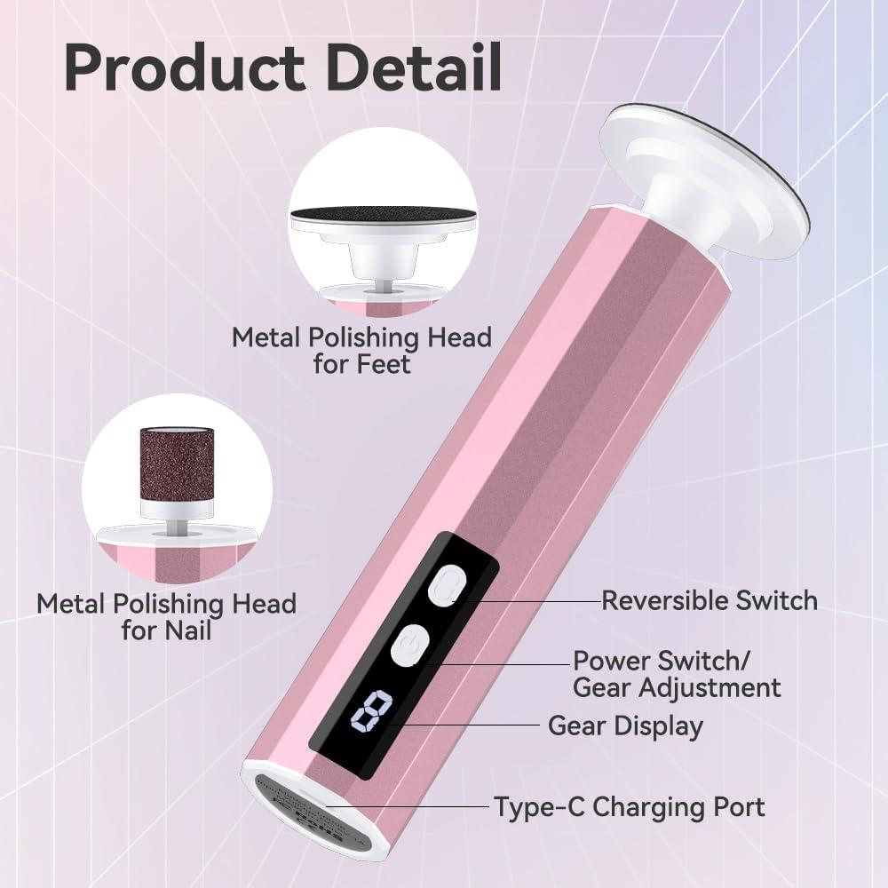 Removedor de Callos Eléctrico NUAKENE 9 Velocidades 345g