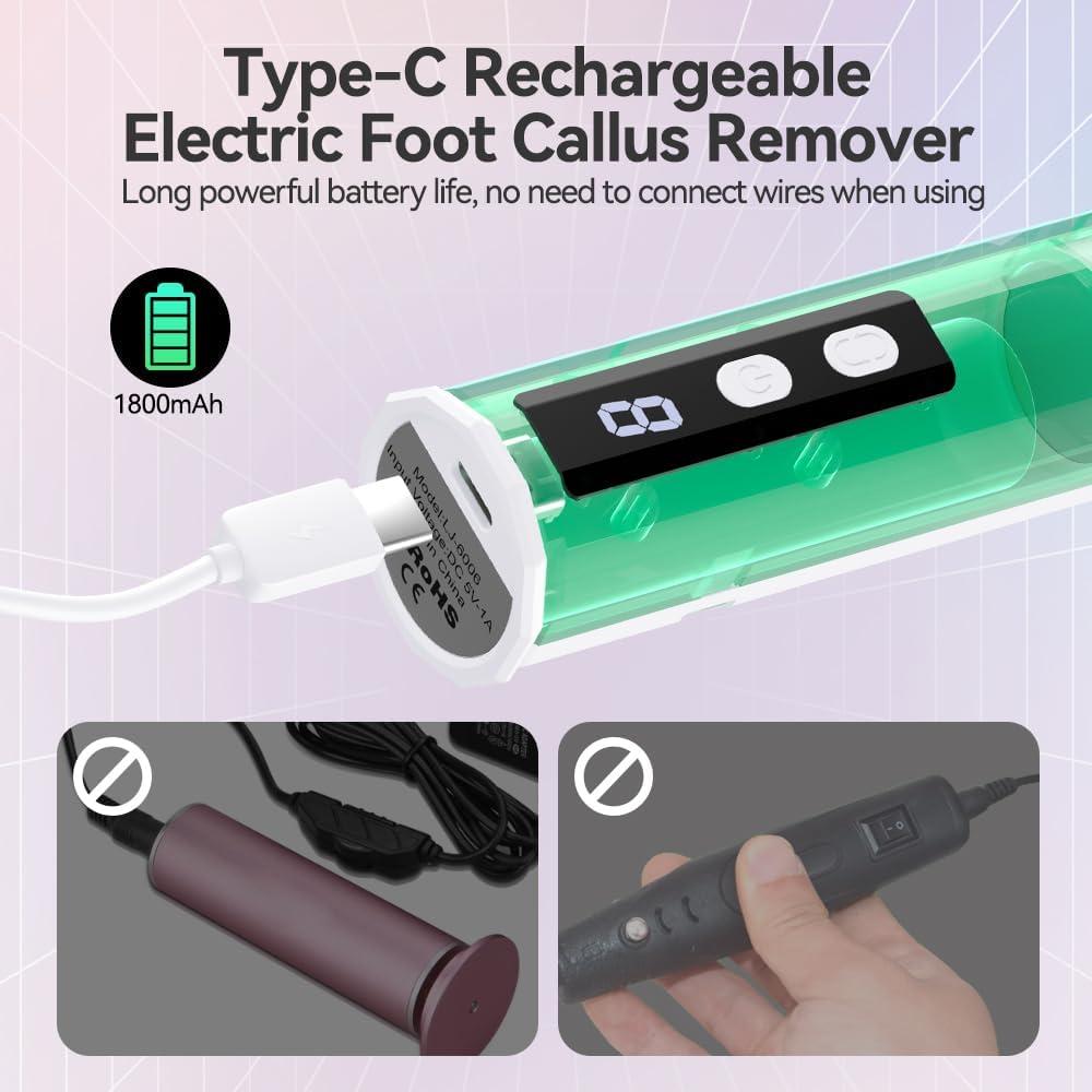 Removedor de Callos Eléctrico NUAKENE 9 Velocidades 345g