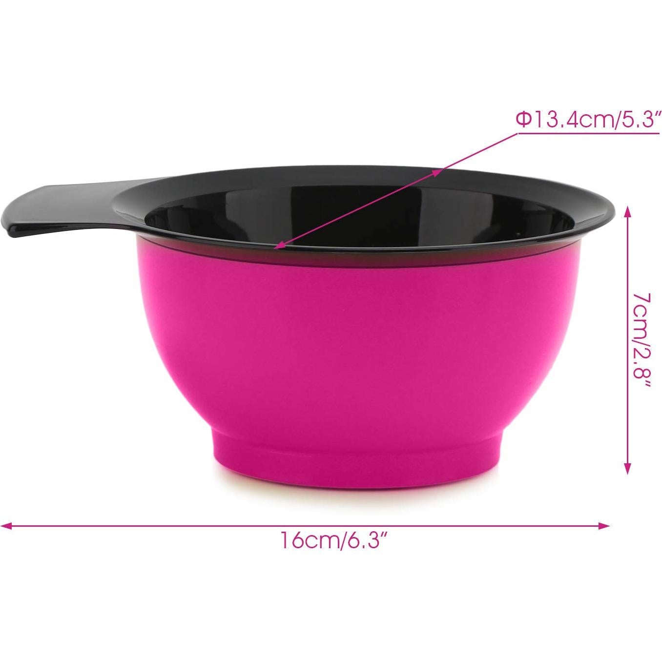 Tazón para teñir cabello Segbeauty Rosa 13.4x7cm Antideslizante