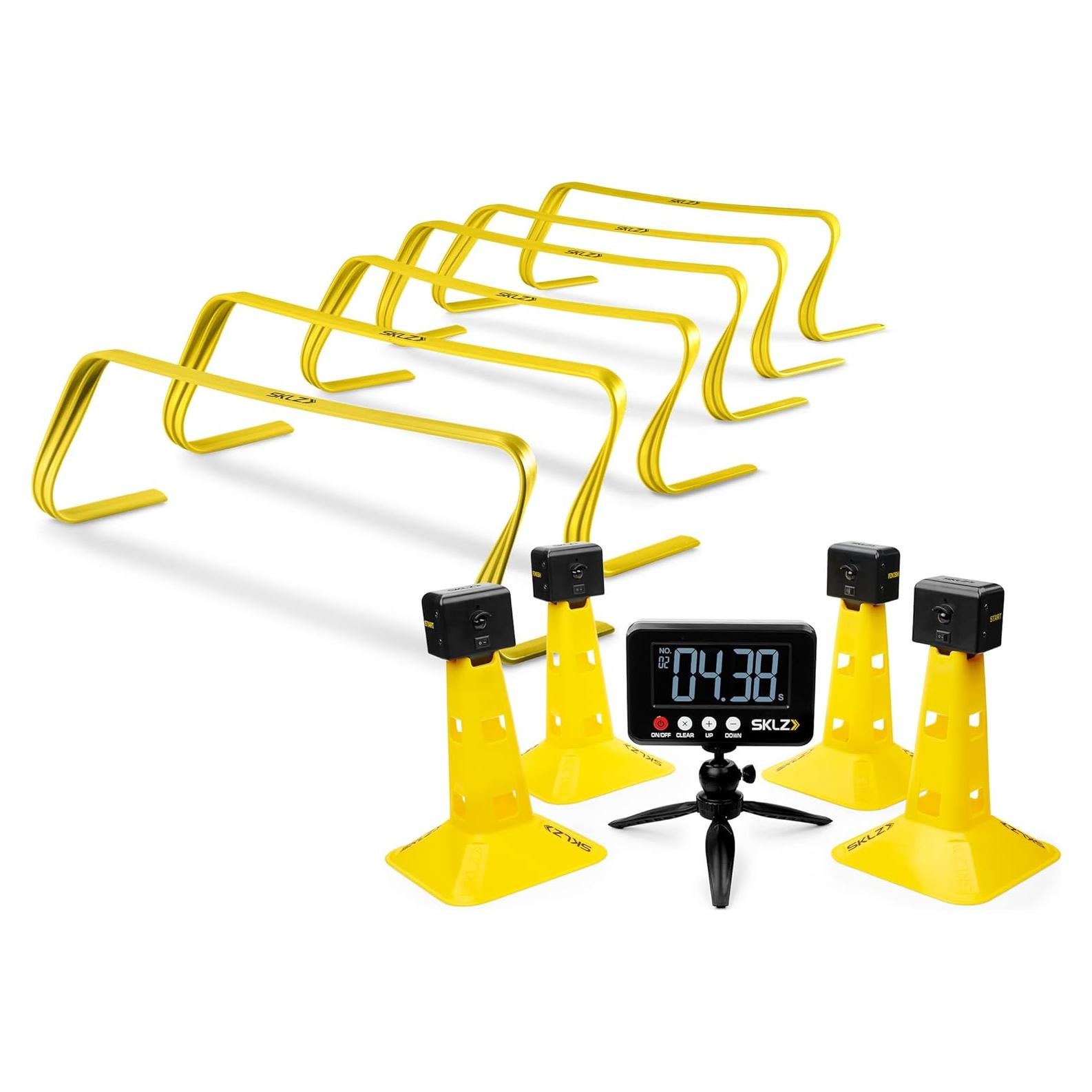 Obstáculos de Agilidad SKLZ 6X - Paquete de 6, 15 cm, Amarillo
