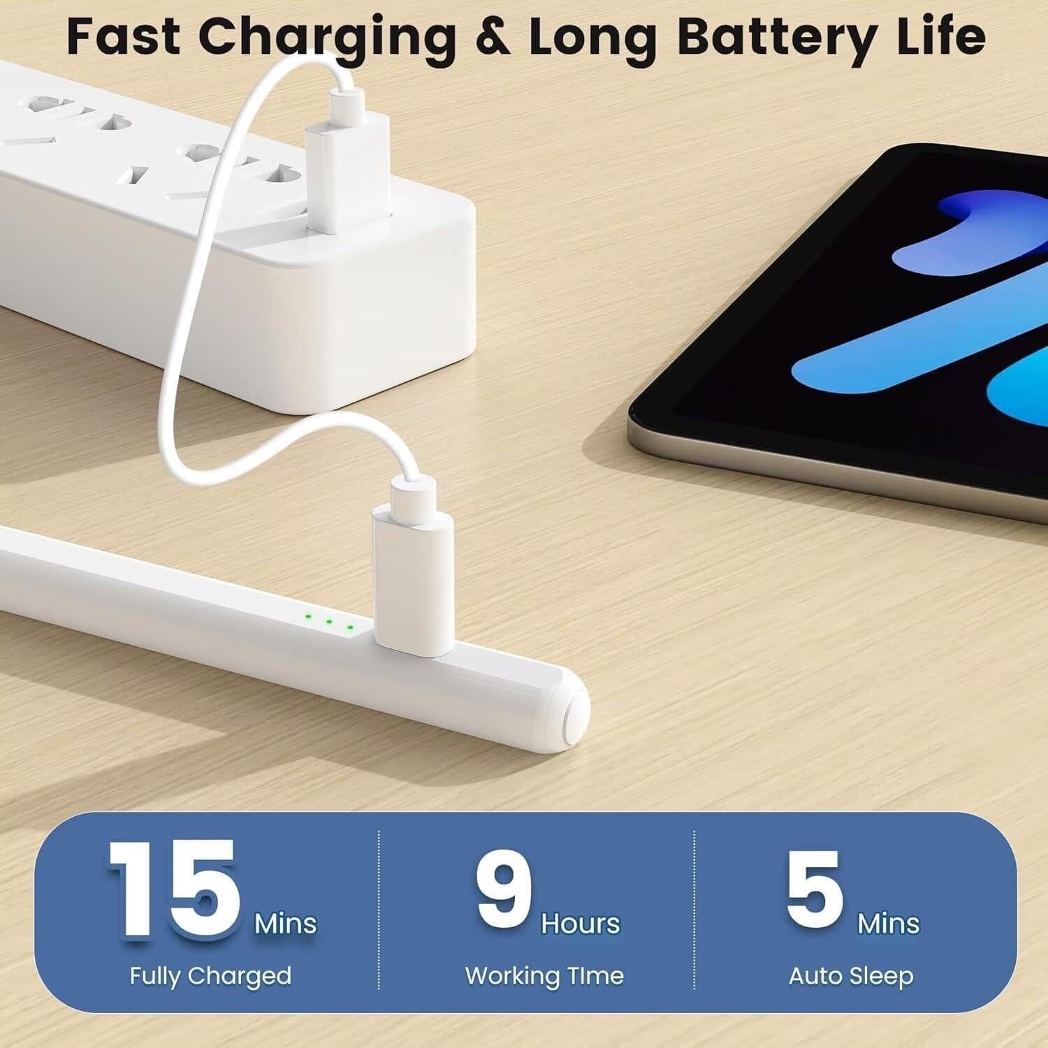 Lápiz Estilográfico Penlike para iPad A16 10ª Gen Carga Rápida