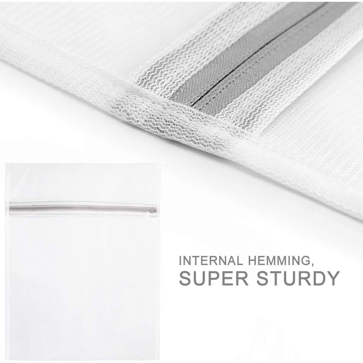 Bolsas de Lavandería de Malla Fina Muchfun 3 Pcs 60x60 cm