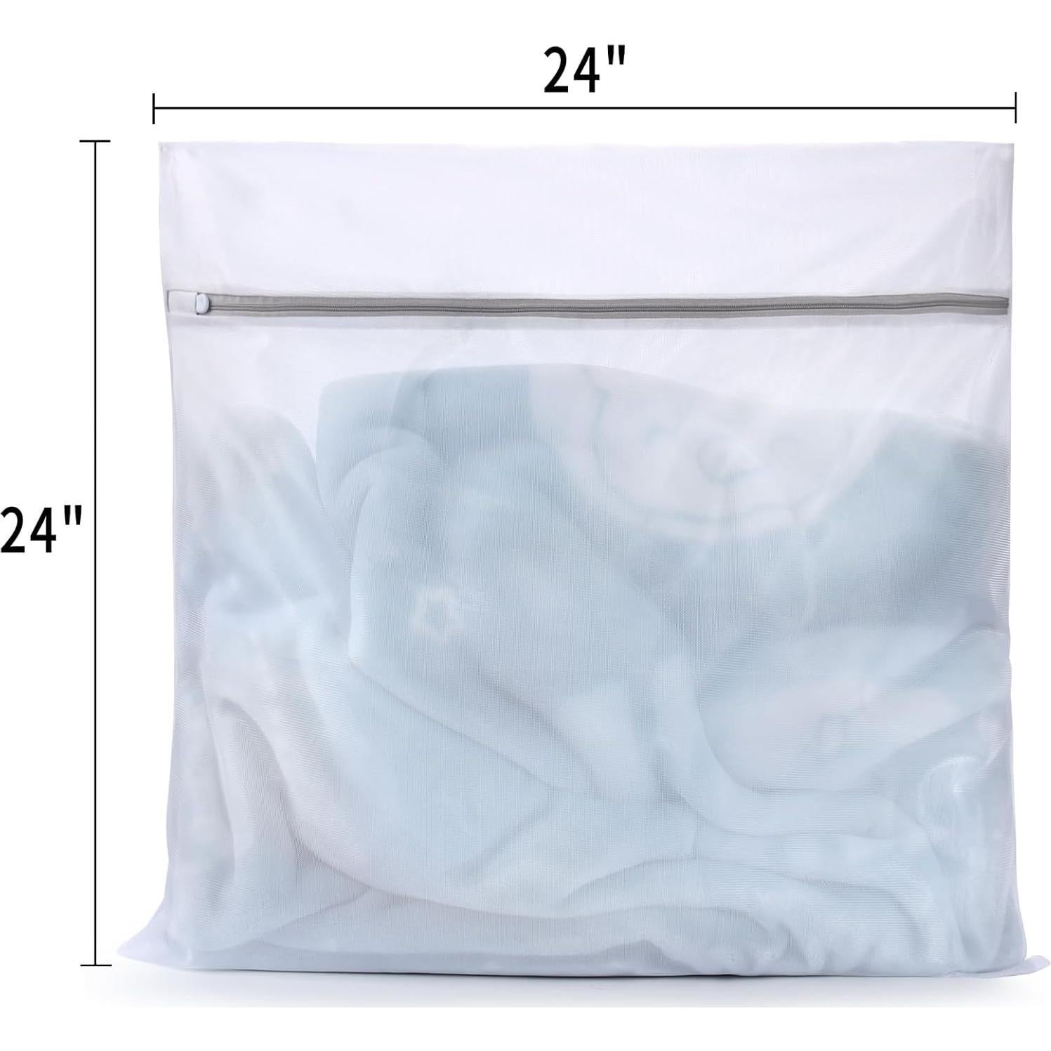 Bolsas de Lavandería de Malla Fina Muchfun 3 Pcs 60x60 cm