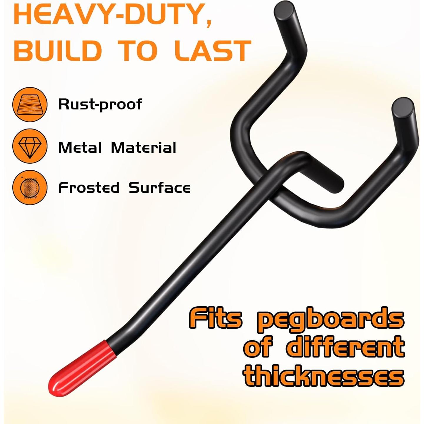 Ganchos para Tablero Perforado Onsski 5cm - 25 Pcs Metal