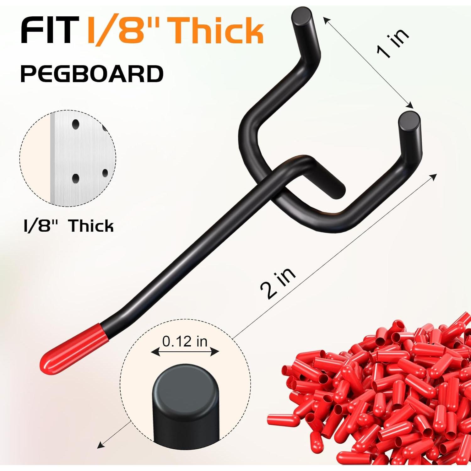 Ganchos para Tablero Perforado Onsski 5cm - 25 Pcs Metal