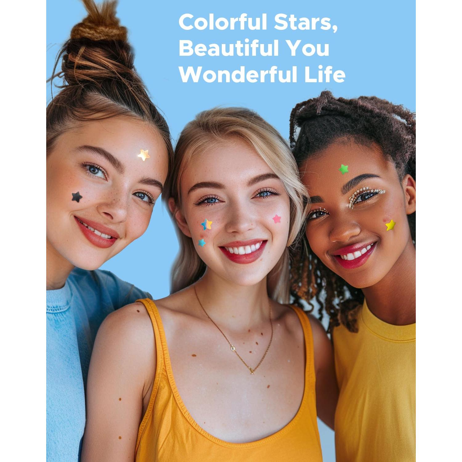 Parche Hidrocoloide para Acné LitBear - 6 Colores, 240 Puntos