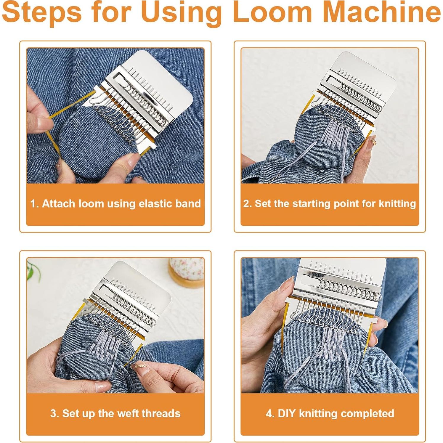 Kit de Remendar Calcetines Jexine con Huevo y Telar 50 Colores