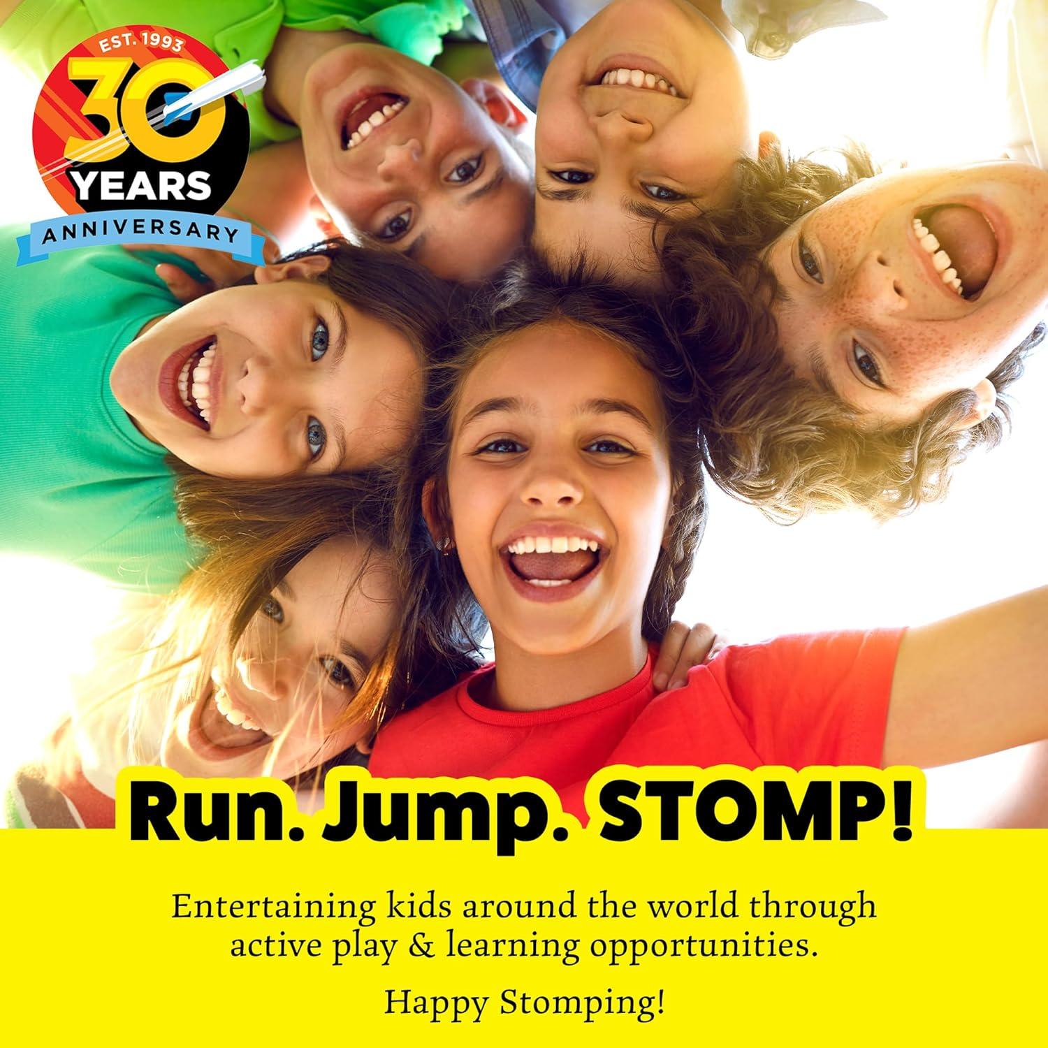 Lanzador de Cohetes Stomp Rocket Jr Glow - 4 Cohetes Brillantes