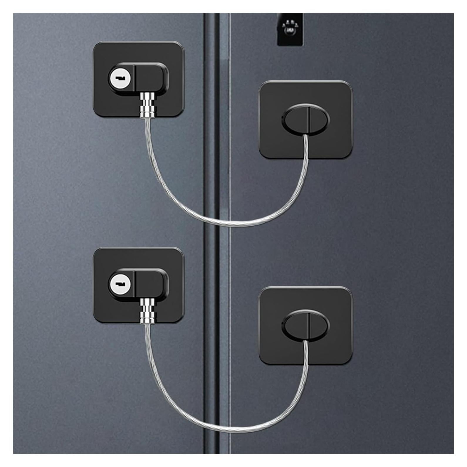 Cerraduras de Nevera KIZZHISI 2 Piezas Seguridad Infantil