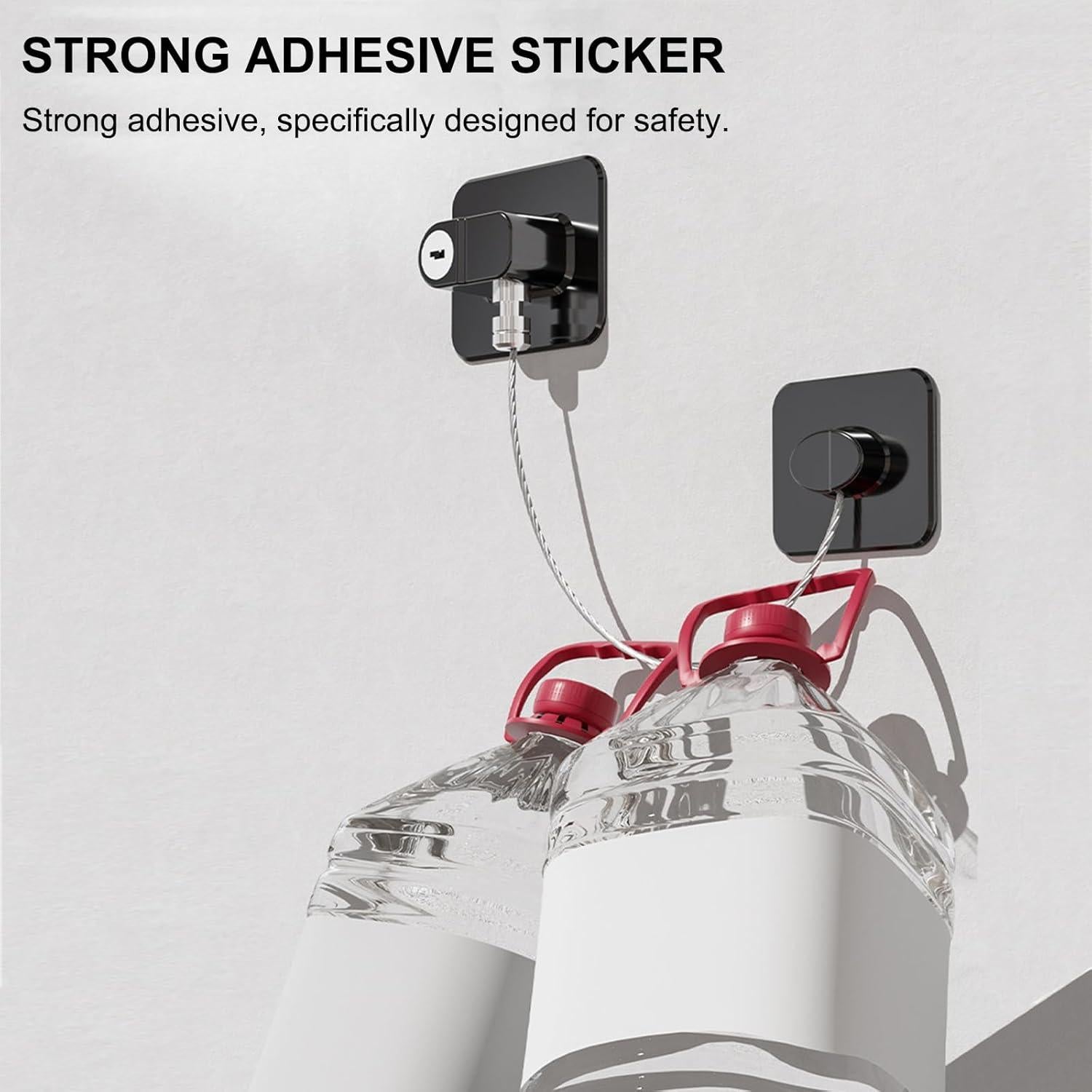 Cerraduras de Nevera KIZZHISI 2 Piezas Seguridad Infantil