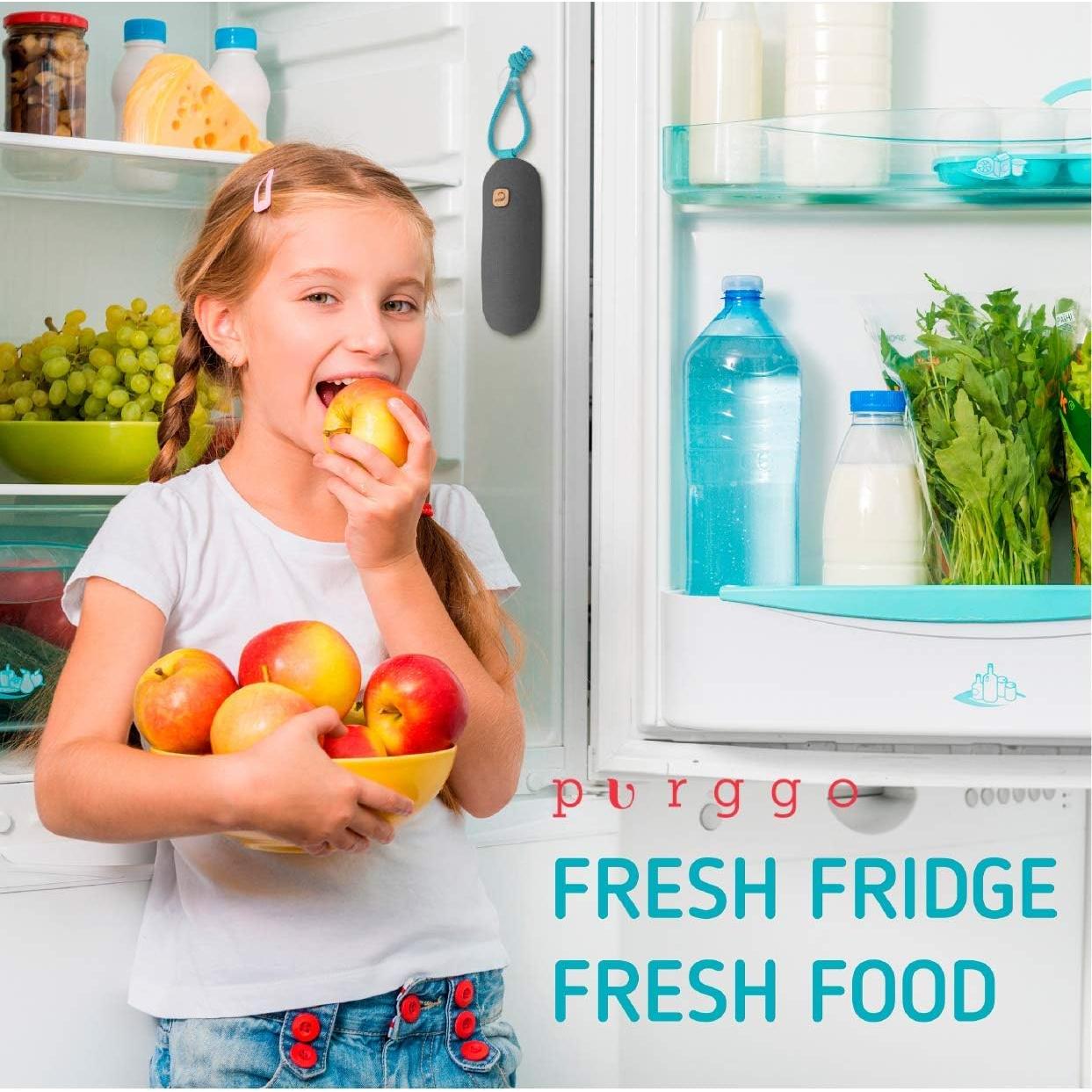 Desodorante Natural para Zapatos PURGGO - Carbón de Bambú - 2 Unidades