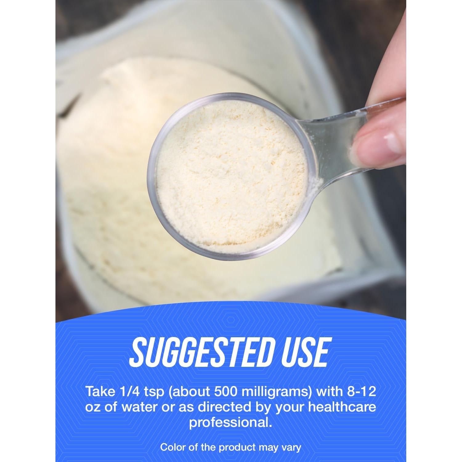 Polvo de Palmitato de Ascorbilo BulkSupplements 500g - Vitamina C