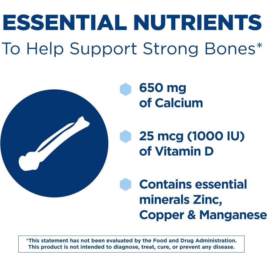 Citracal Maximum Plus 650 mg Calcio + 25 mcg Vitamina D3 180 tabletas