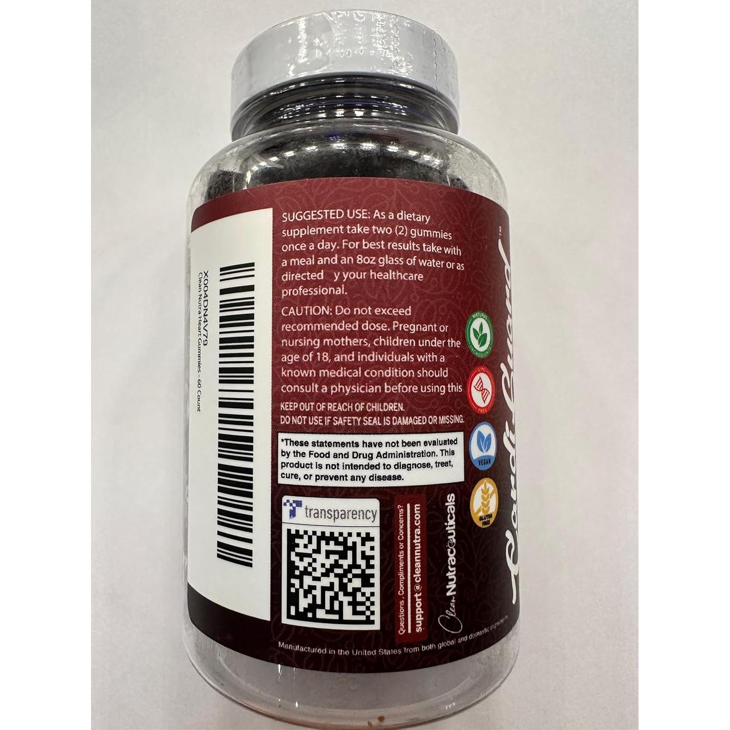 Gomitas Clean Nutraceuticals CoQ10 300mg con Vitamina K2+D3