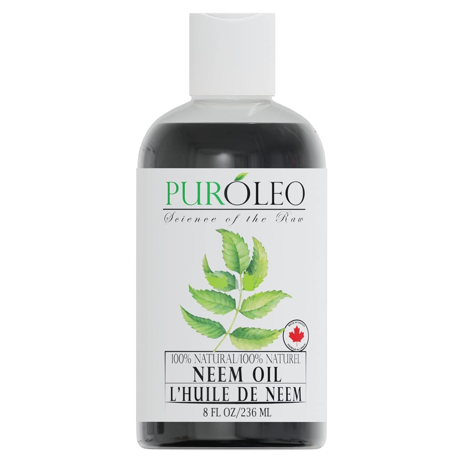 Aceite de Neem 100% Puro 236 ml Pureoyl para Piel y Belleza