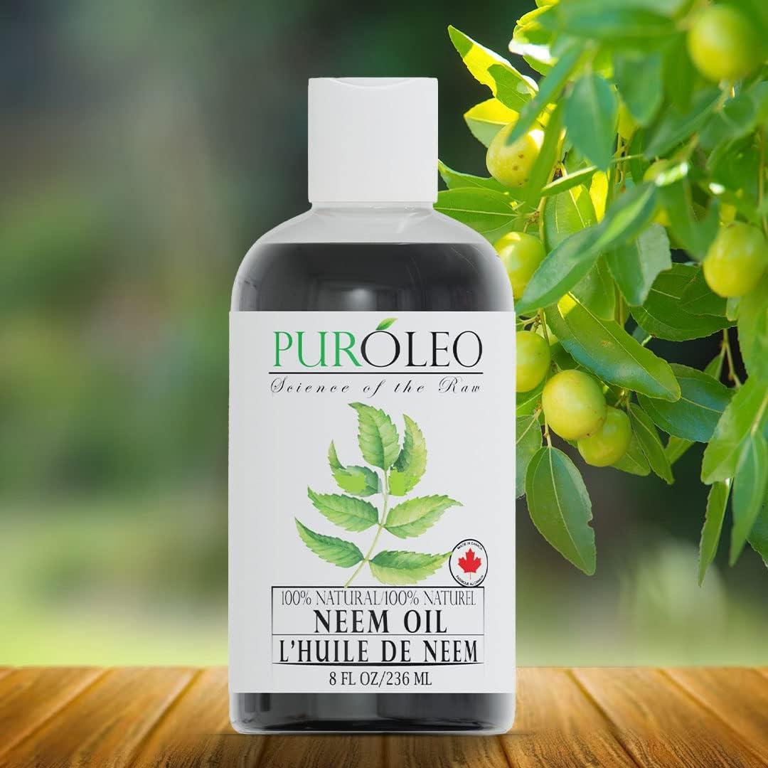 Aceite de Neem 100% Puro 236 ml Pureoyl para Piel y Belleza