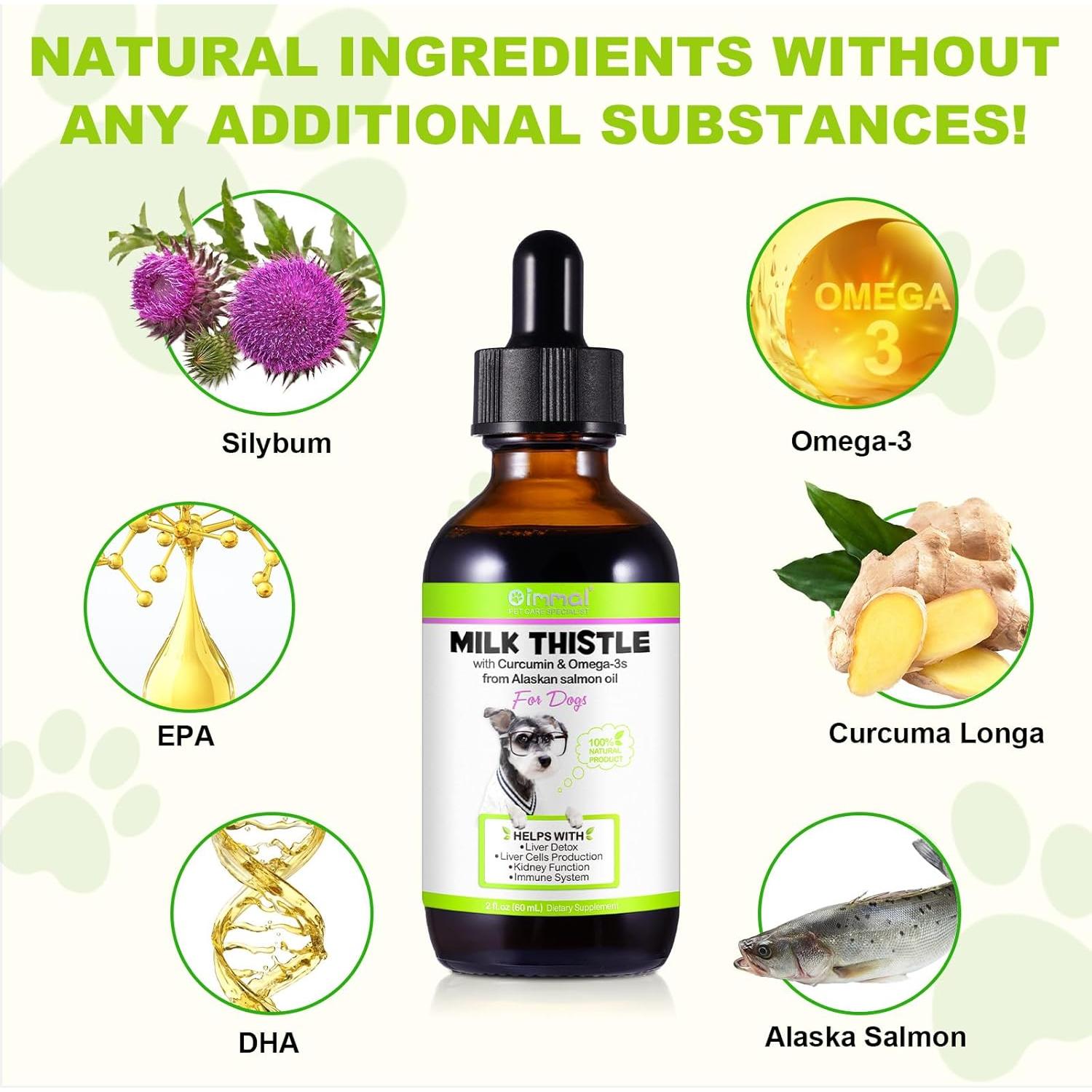 Cardo Mariano para Perros BOTAI 59.15 ml Soporte Hepático