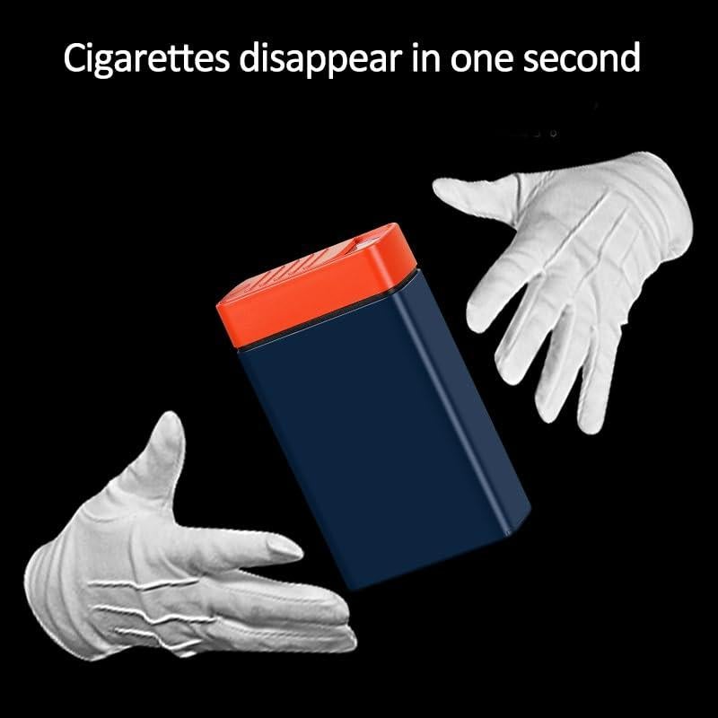 Estuche para Cigarrillos con Encendedor USB Recargable Negro