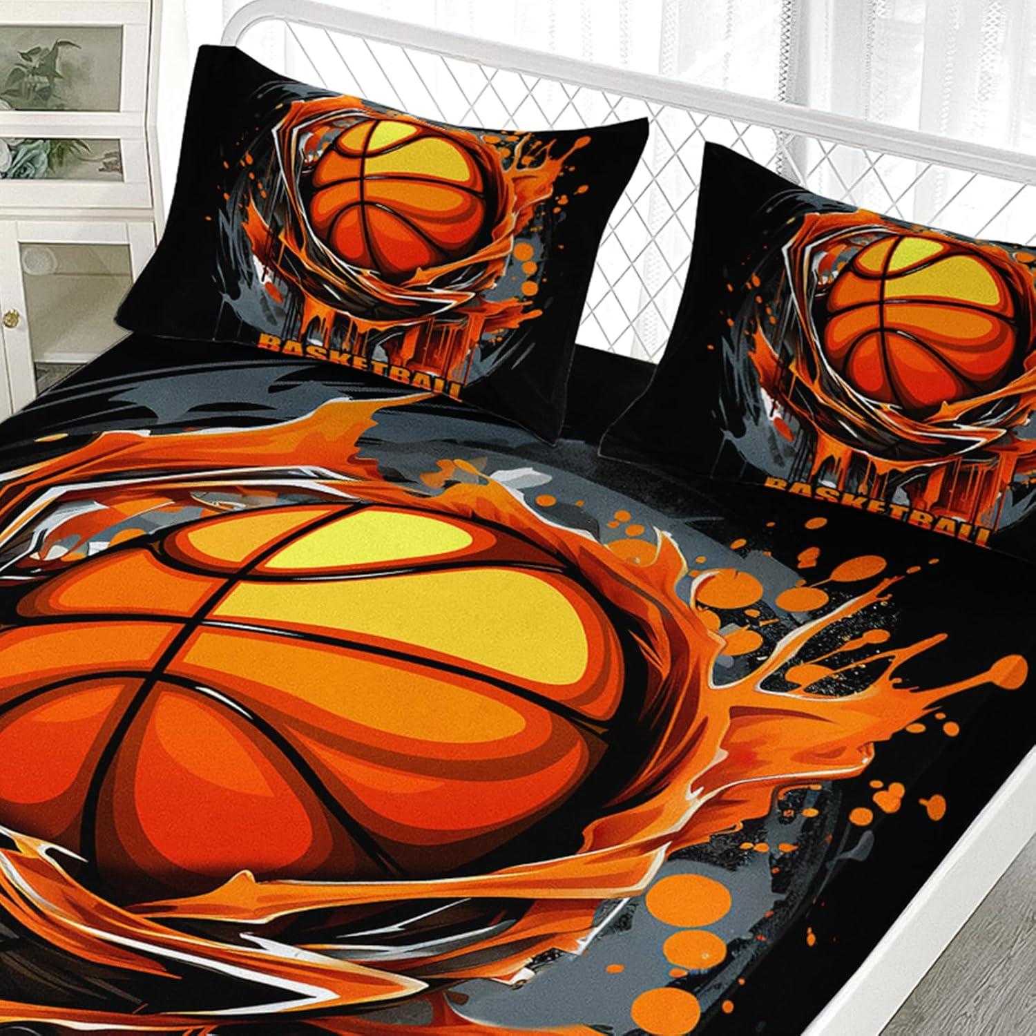 Juego de Sábanas AILONEN Individual Baloncesto 3 Piezas Microfibra