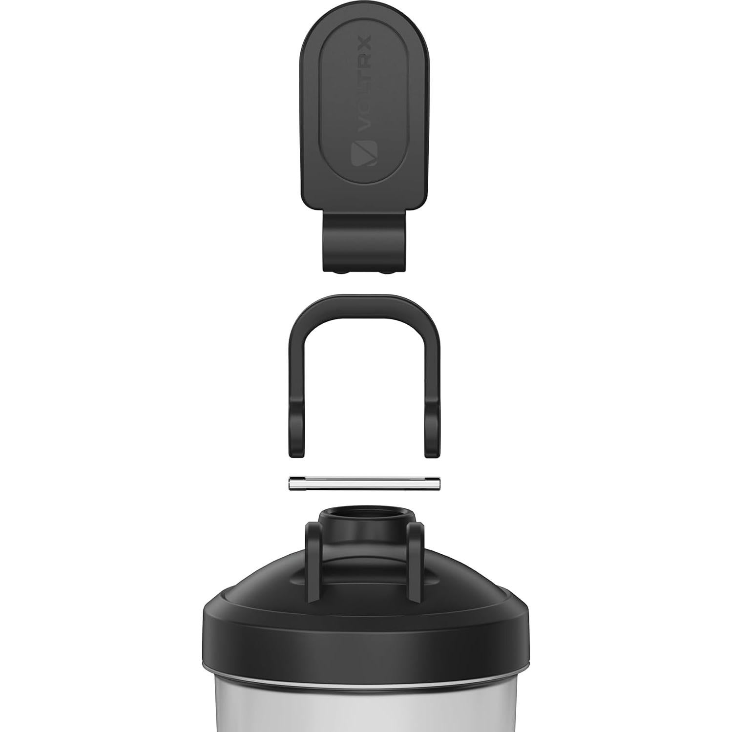 Botella Mezcladora Eléctrica VOLTRX VortexBoost 700 ml Rojo