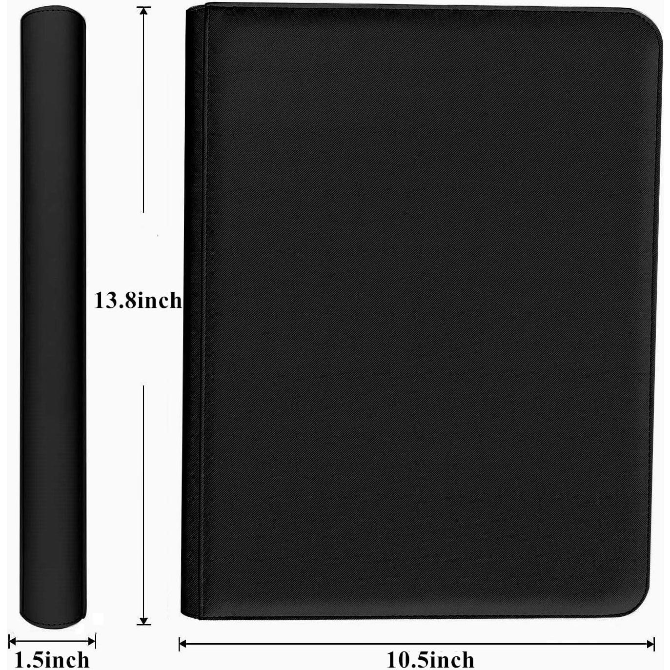 Álbum de Tarjetas Coleccionables WUTONMU 540 Bolsillos Negro