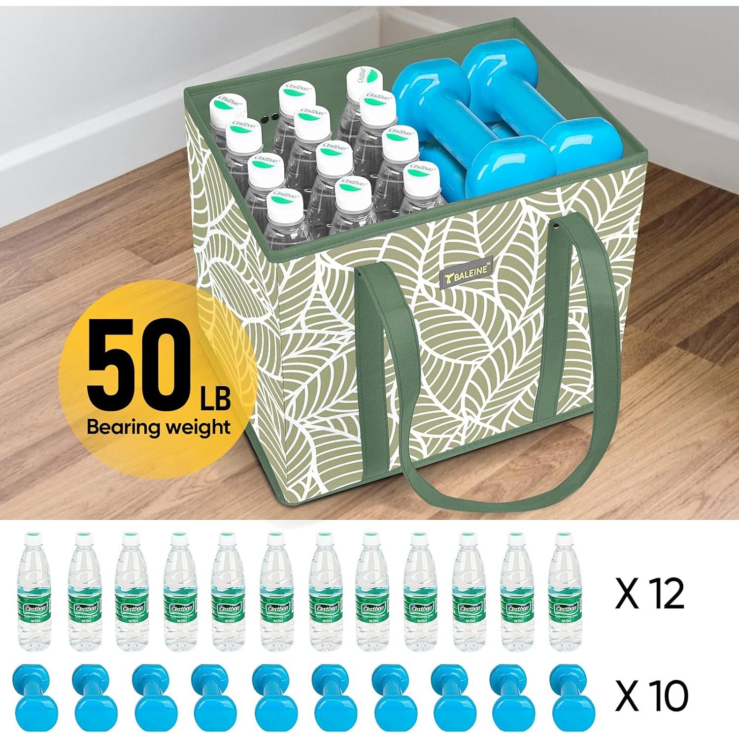 Bolsas de Compras Reutilizables BALEINE 4 Pk Follaje Antiguo