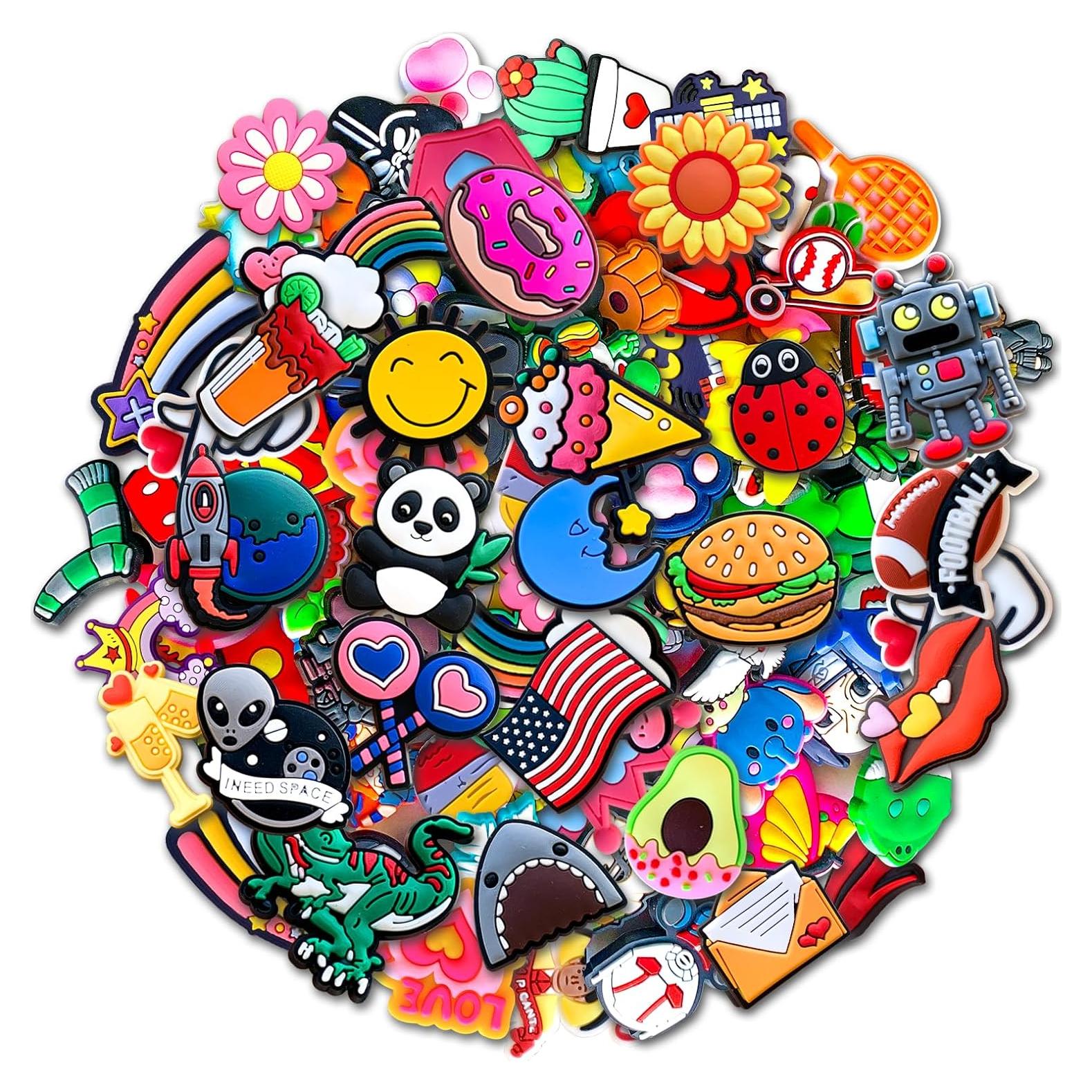 30 Piezas de Encantos para Decoración de Zapatos - Accesorios de Caricaturas