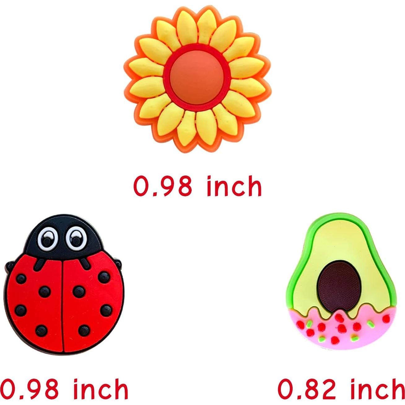 30 Piezas de Encantos para Decoración de Zapatos - Accesorios de Caricaturas