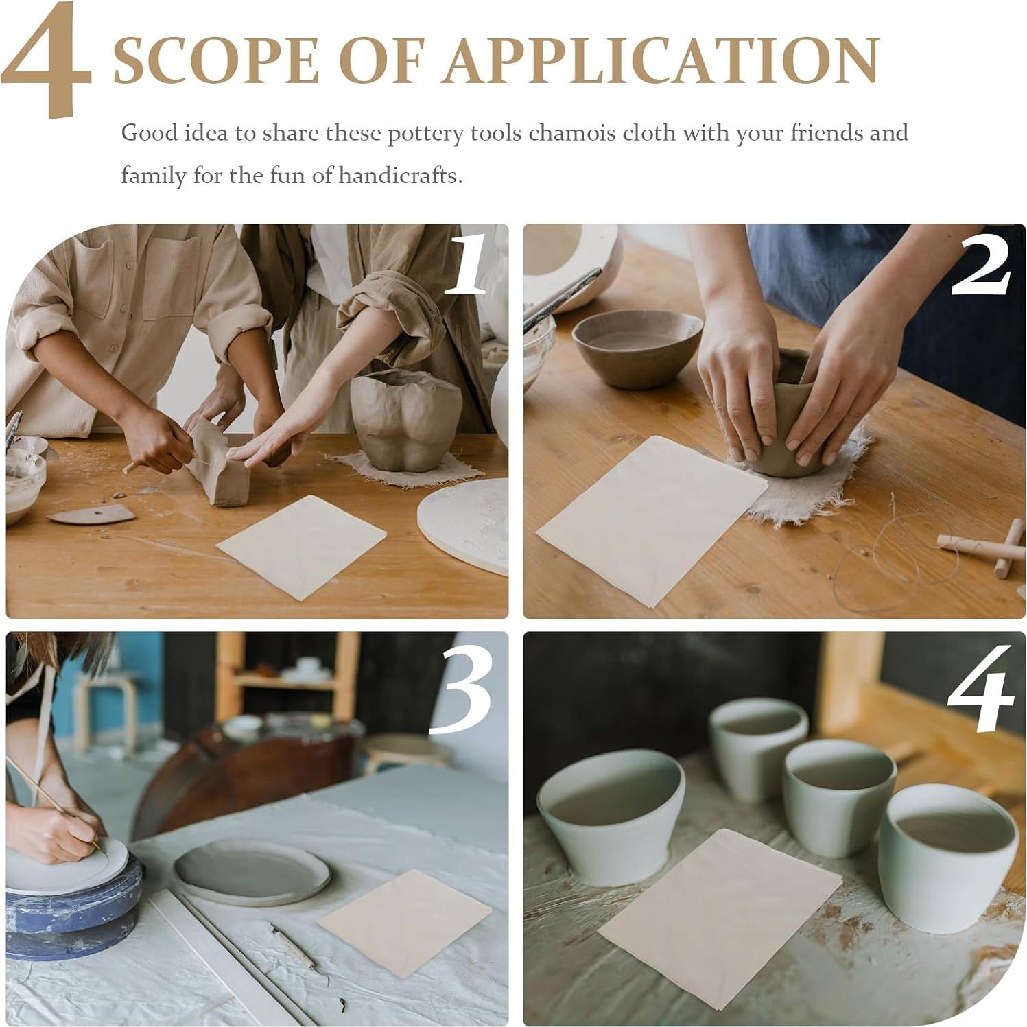 Paño de Chamois EXCEART 20.5x15 cm para Cerámica - Absorbente