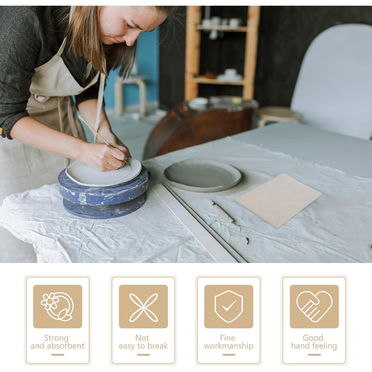 Paño de Chamois EXCEART 20.5x15 cm para Cerámica - Absorbente