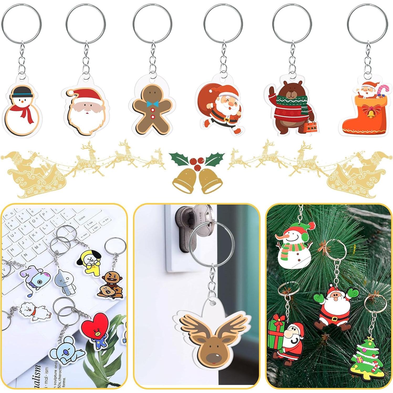 Kit de Manualidades Shrinky Dink 225PCS OFNMY - Hojas y Llaveros