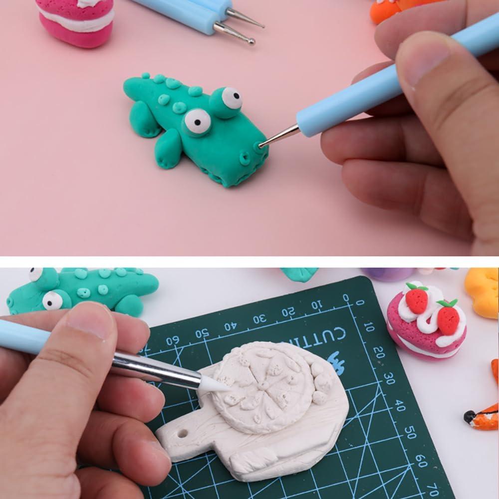 Herramientas de Escultura de Arcilla Silicona YAMHOHO 10 Piezas