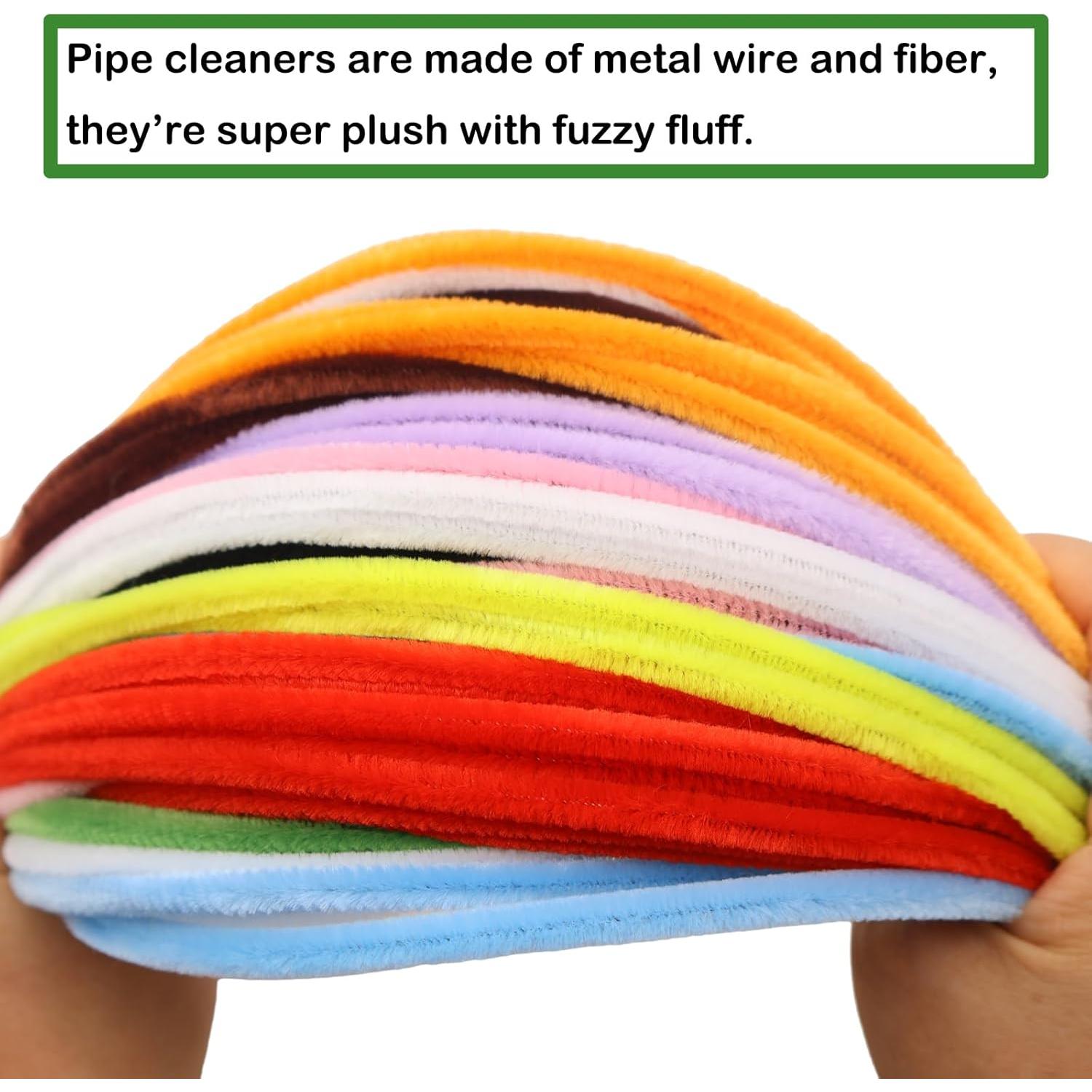 Juego de Limpiapipas Cldamecy 1000 Pcs 6mm x 30cm 10 Colores