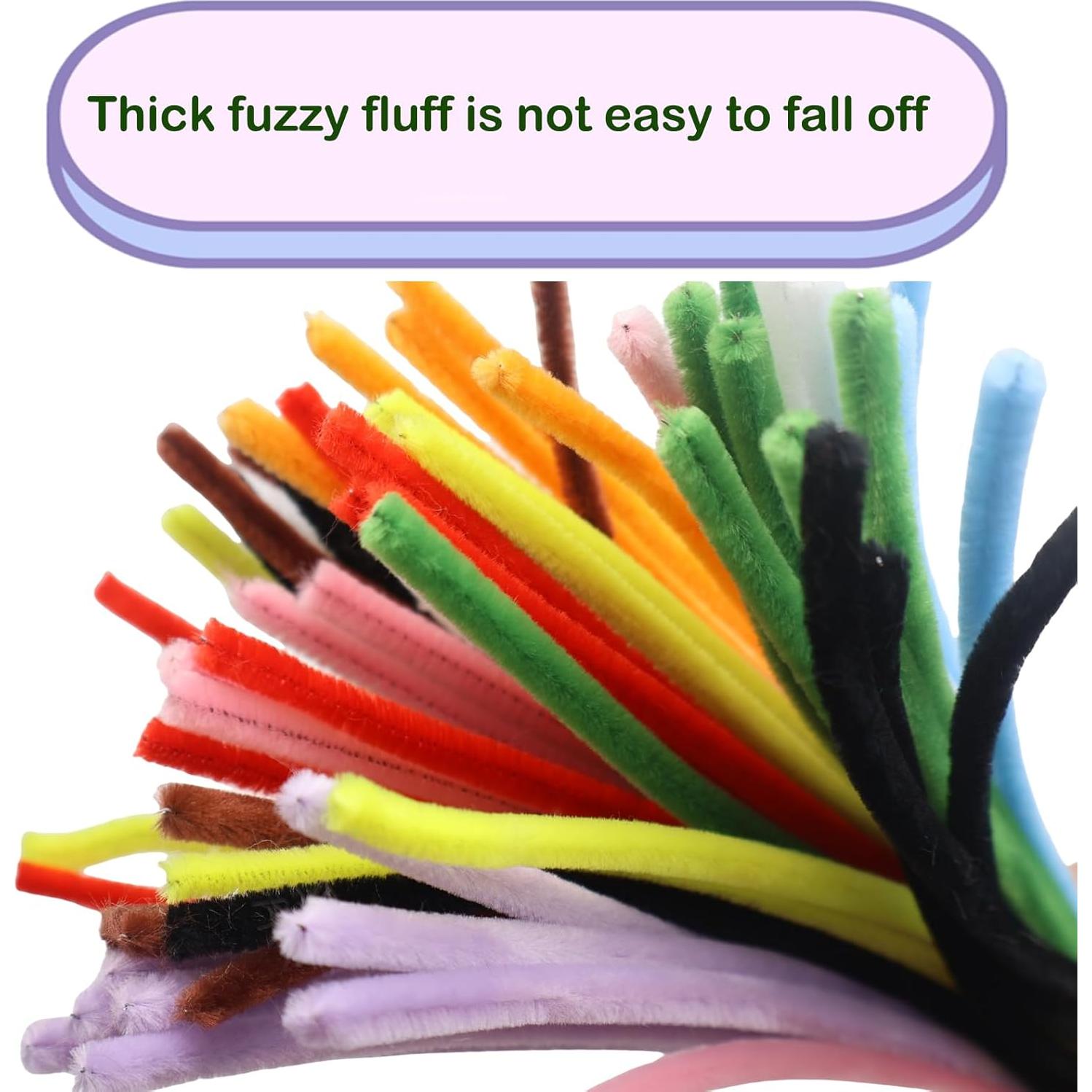 Juego de Limpiapipas Cldamecy 1000 Pcs 6mm x 30cm 10 Colores