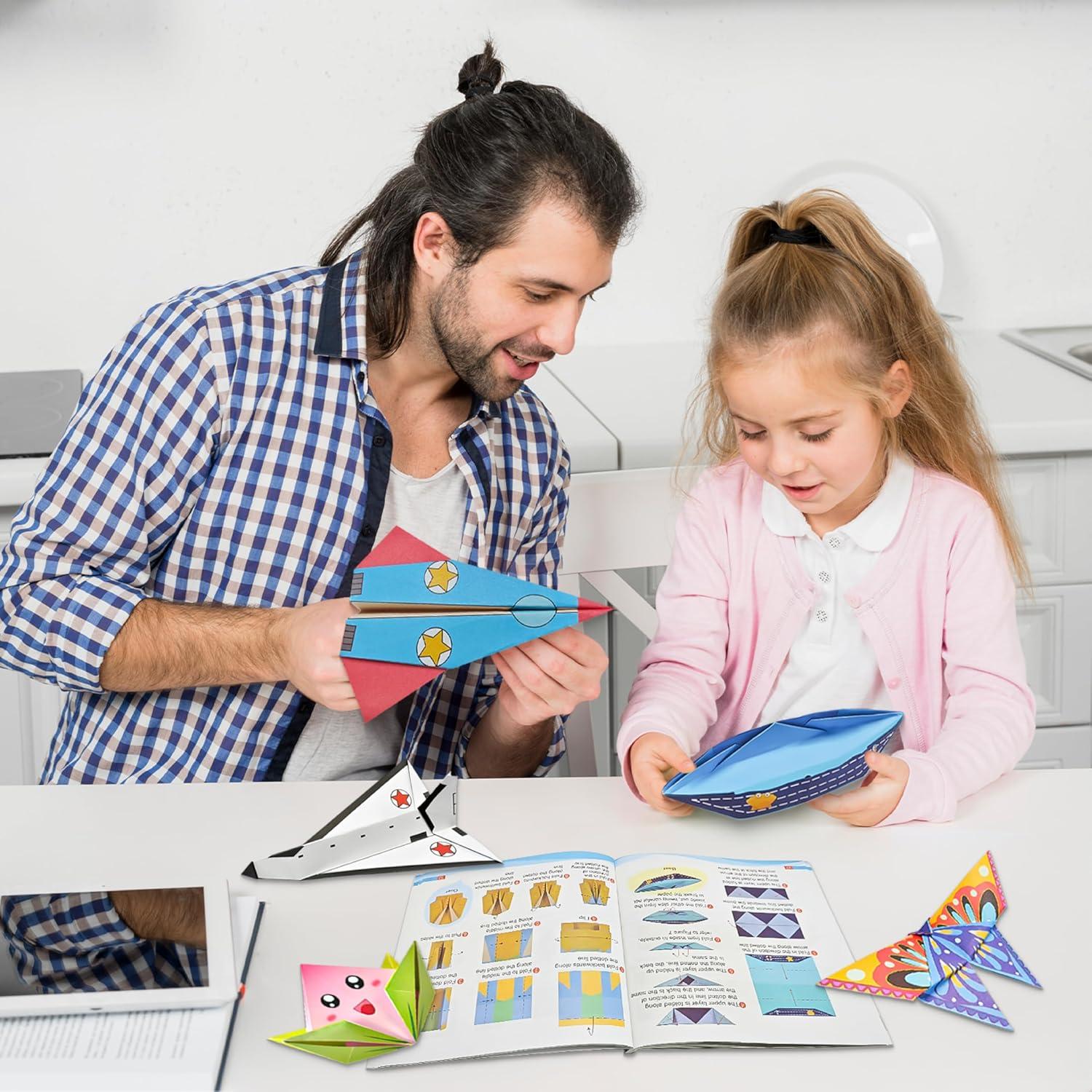 Kit de Origami MOBYKE 238 Hojas para Niños - 54 Proyectos