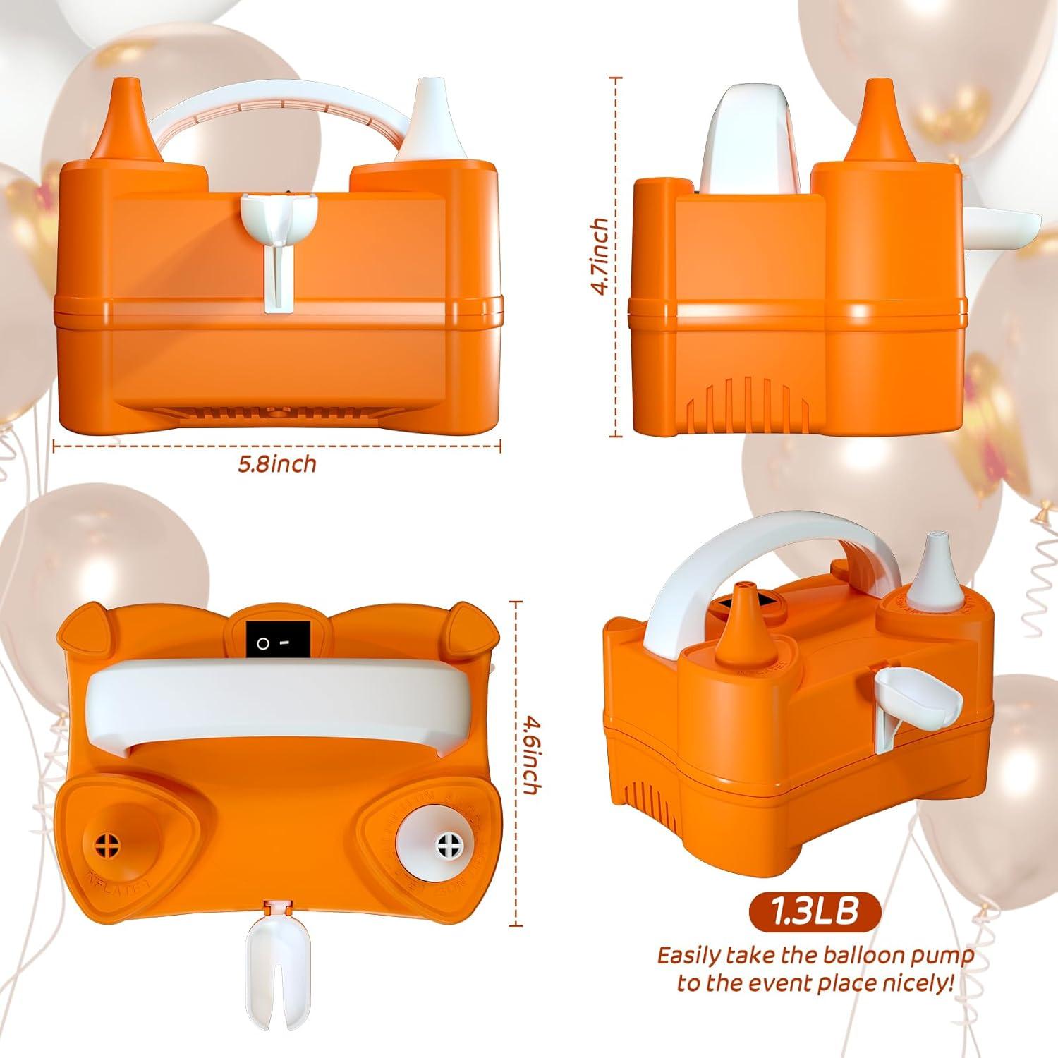 Bomba de Aire Eléctrica Beeyaky para Globos 400W Doble Boquilla