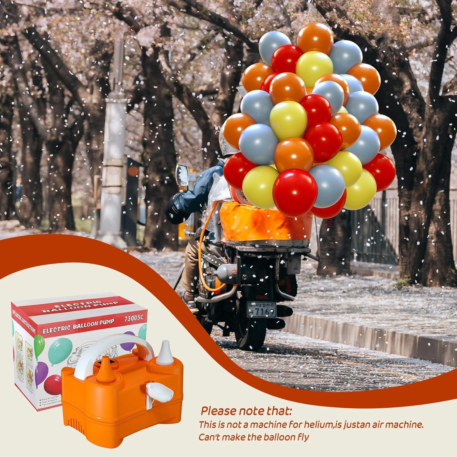 Bomba de Aire Eléctrica Beeyaky para Globos 400W Doble Boquilla