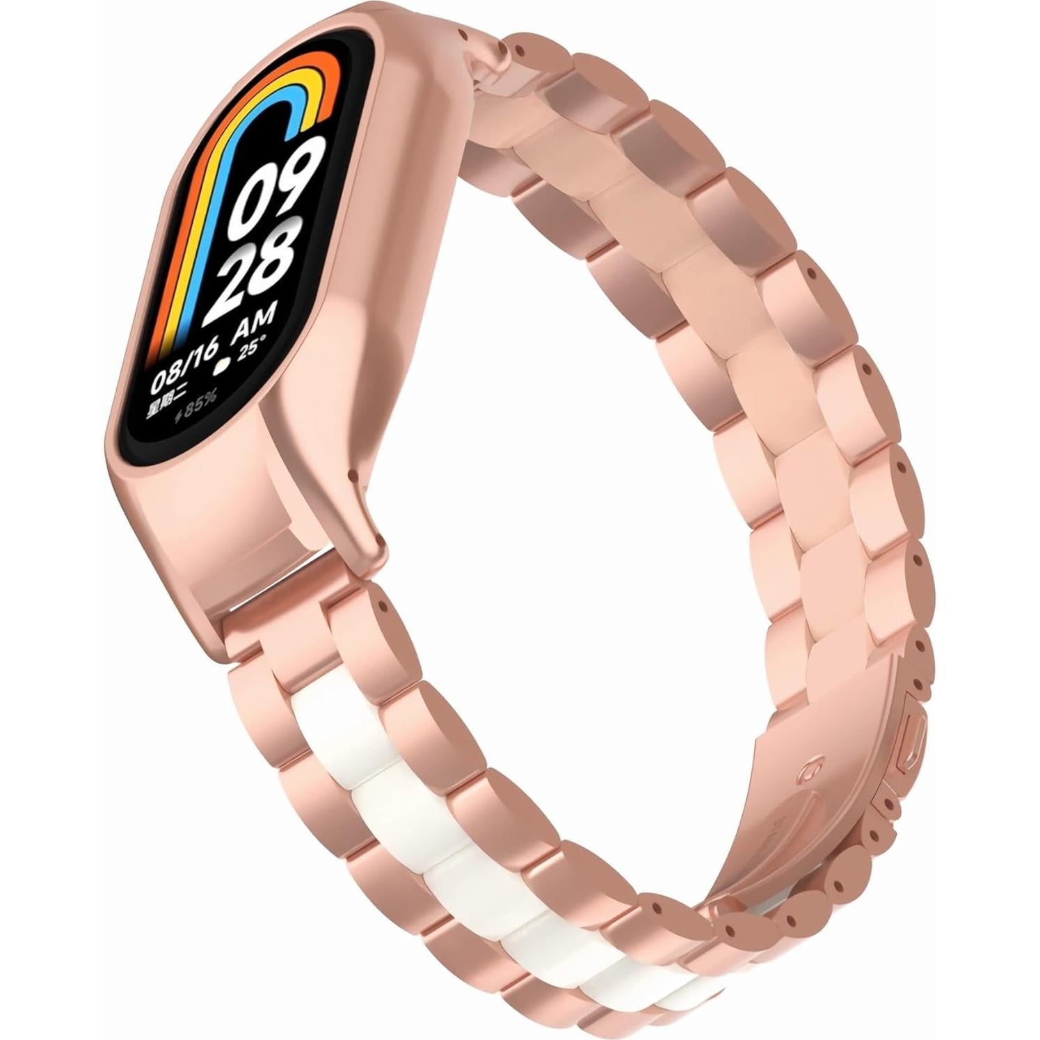 Correa de Acero Inoxidable para Xiaomi Mi Band 8 - Ajustable