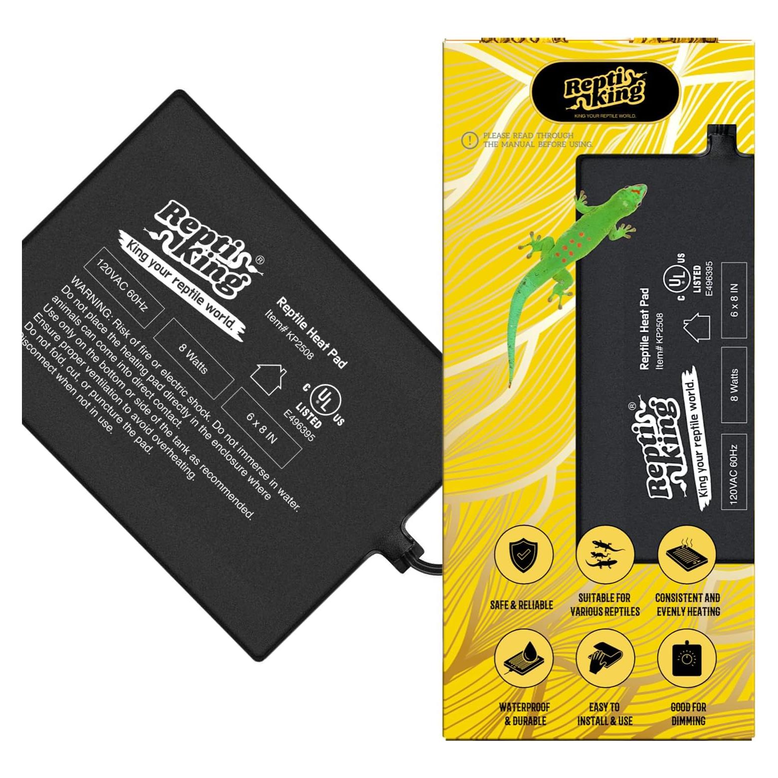 Almohadilla Térmica 8W ReptiKing para Reptiles y Terrarios