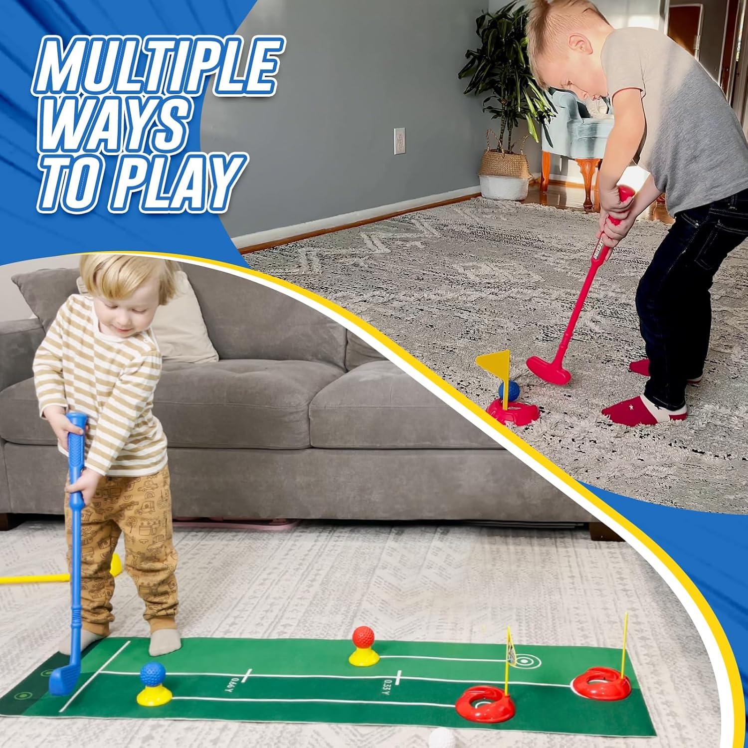 Conjunto de Golf para Niños Liberry con Alfombra de Putting