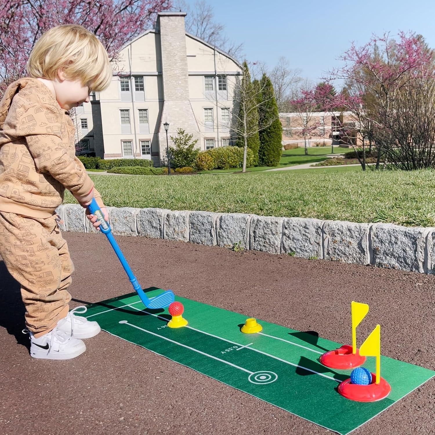 Conjunto de Golf para Niños Liberry con Alfombra de Putting