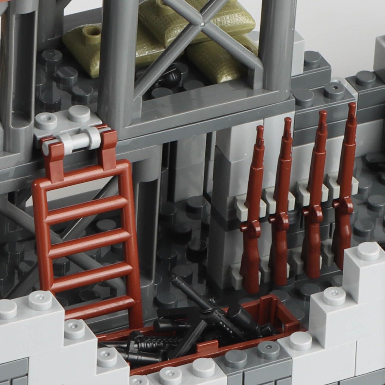 Juego de Bloques de Construcción Base Militar Finger Rock 370g