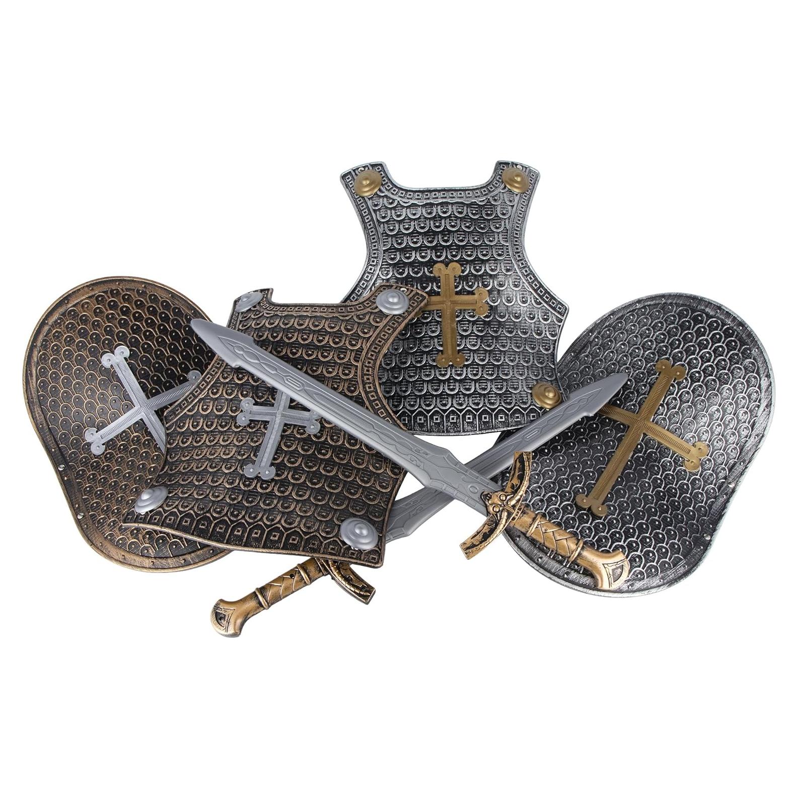 Conjunto de Armadura Medieval para Niños - 2 Paquetes