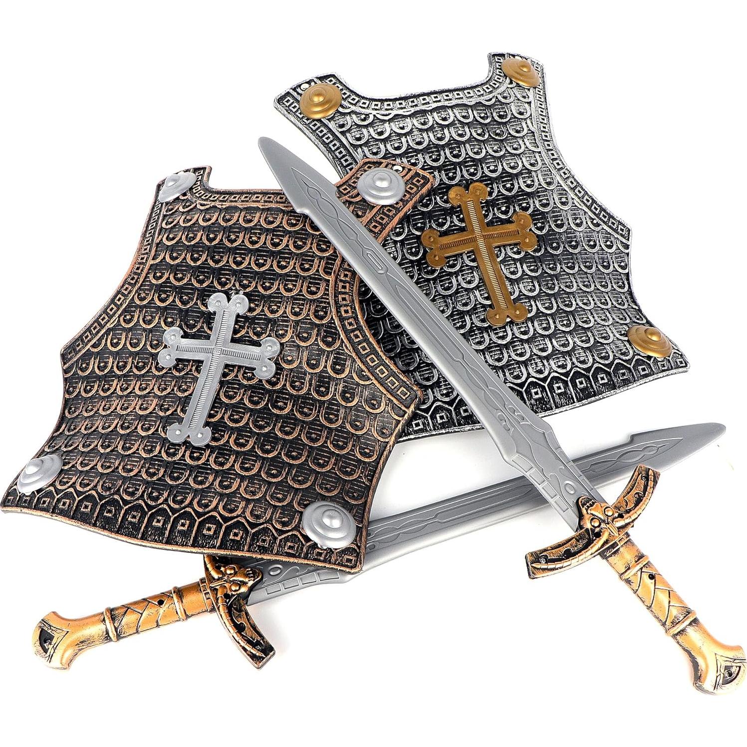 Conjunto de Armadura Medieval para Niños - 2 Paquetes