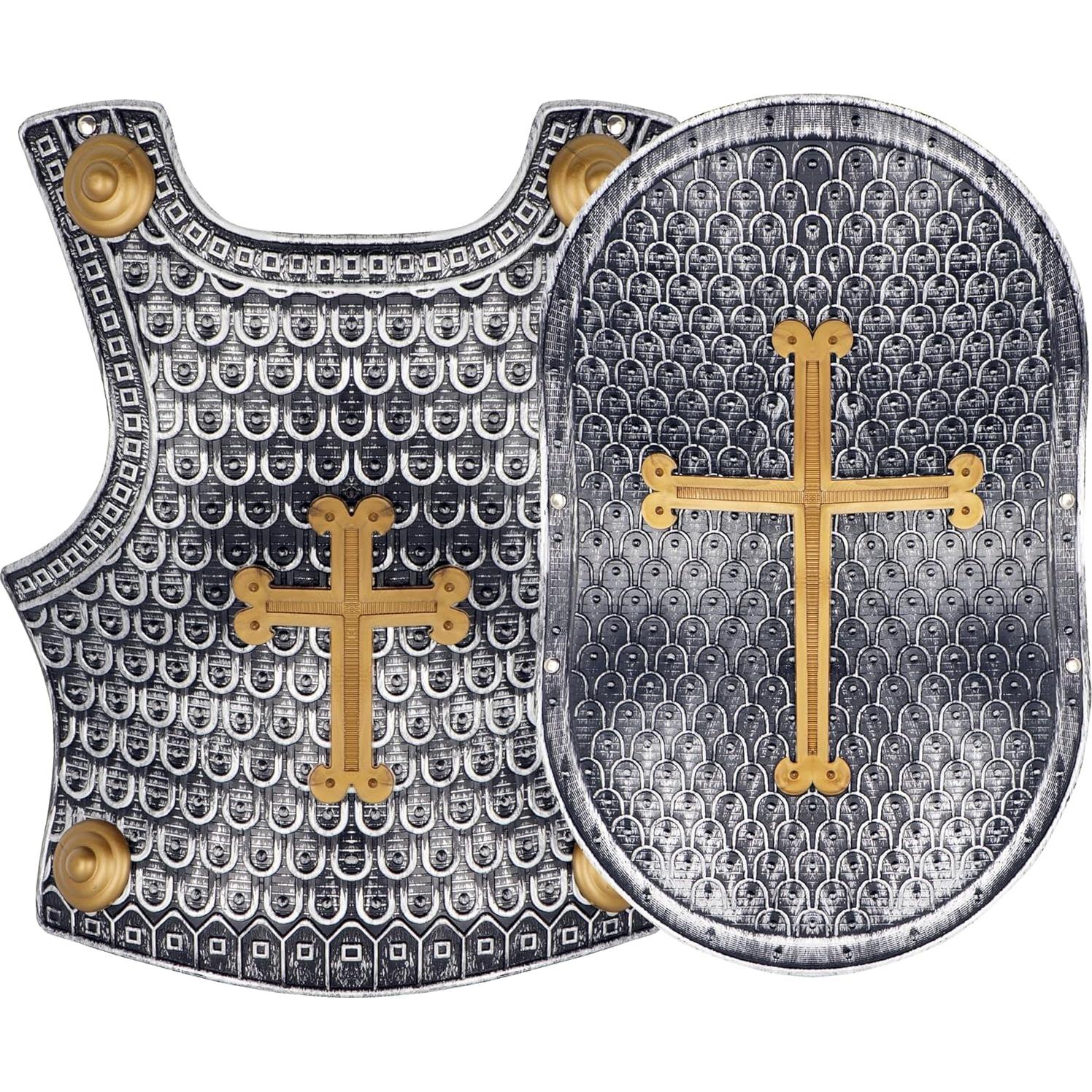 Conjunto de Armadura Medieval para Niños - 2 Paquetes