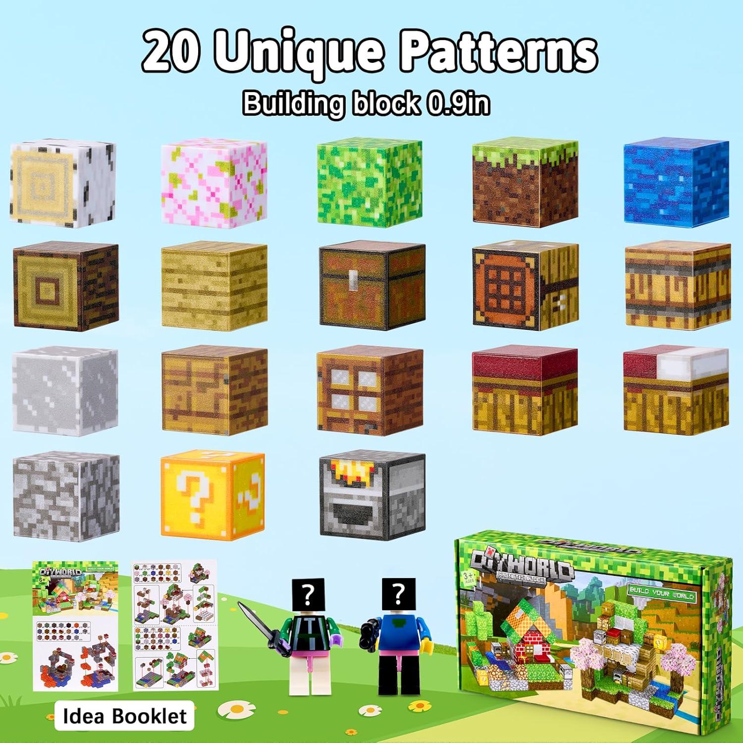 Bloques Magnéticos 114PCS AOYOHOMOA Juguetes Educativos 3-8 Años