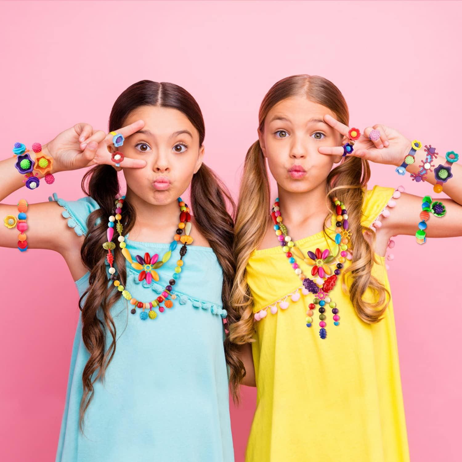 Kit de Manualidades NEXBOX Joyería para Niñas 3-6 Años