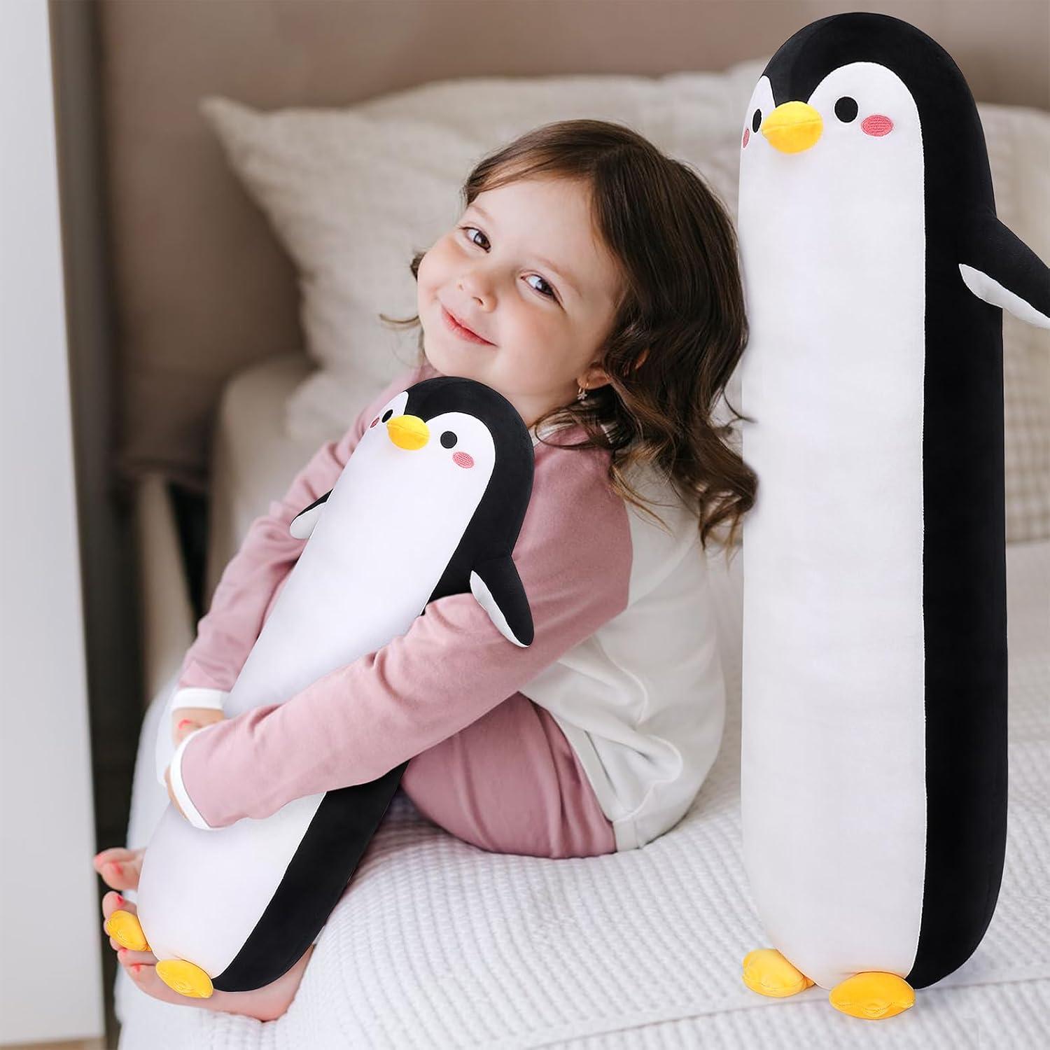 Almohada de Peluche Pingüino Largo 50.8 cm Sprinqdawin