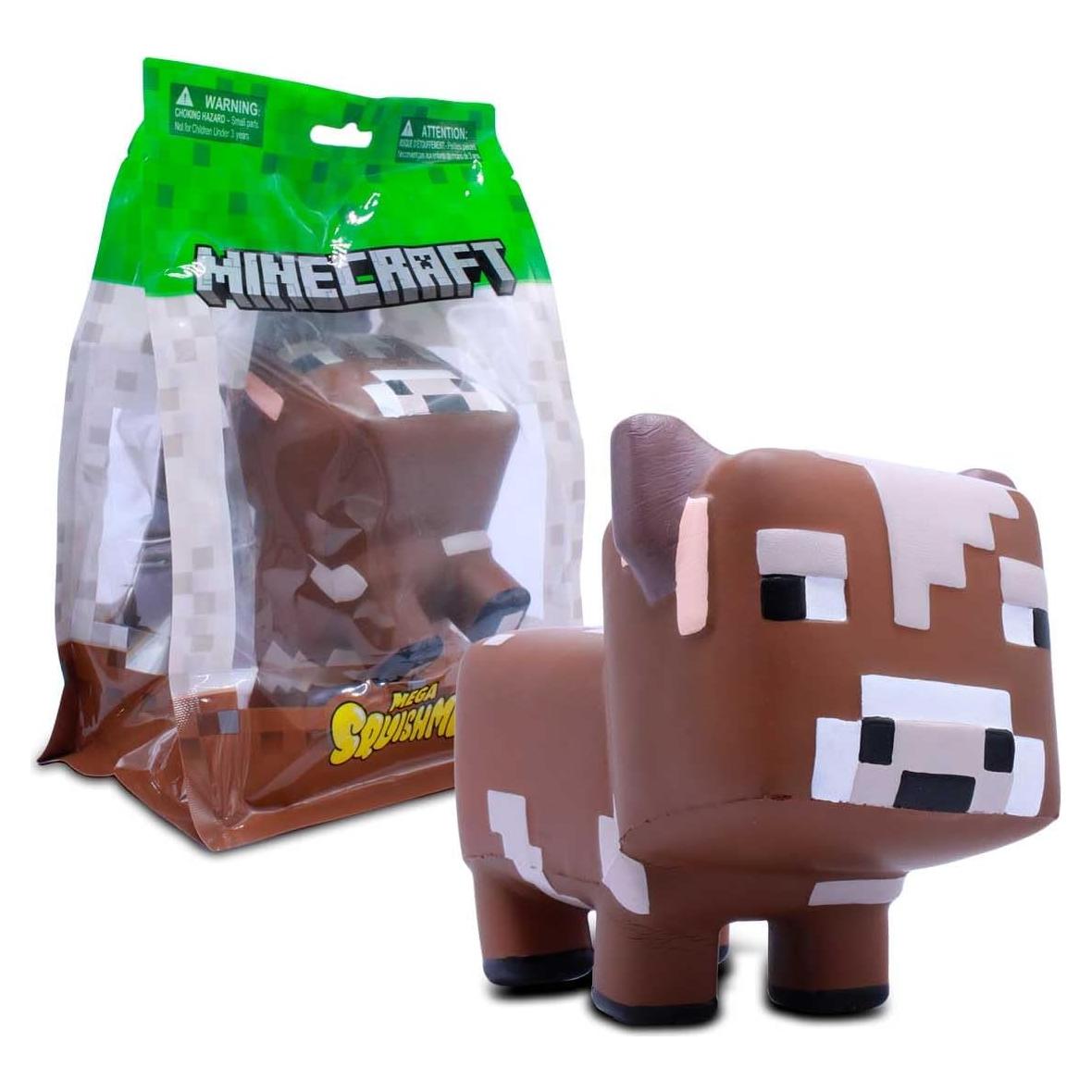 Peluches Squishy Minecraft Serie 4 - Vaca Mooshroom 15.24 cm